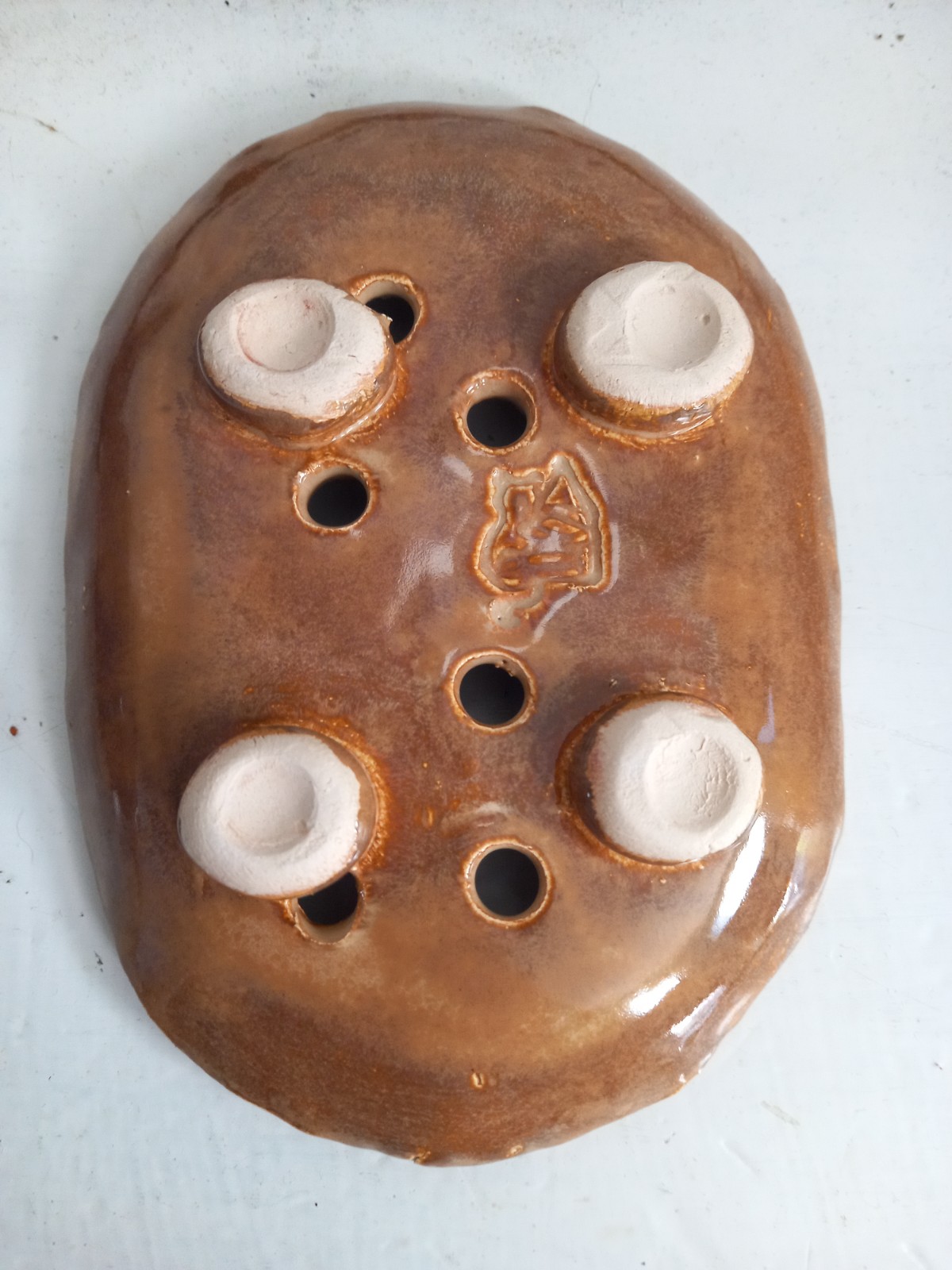 Handmade keramieken zeepschaaltje