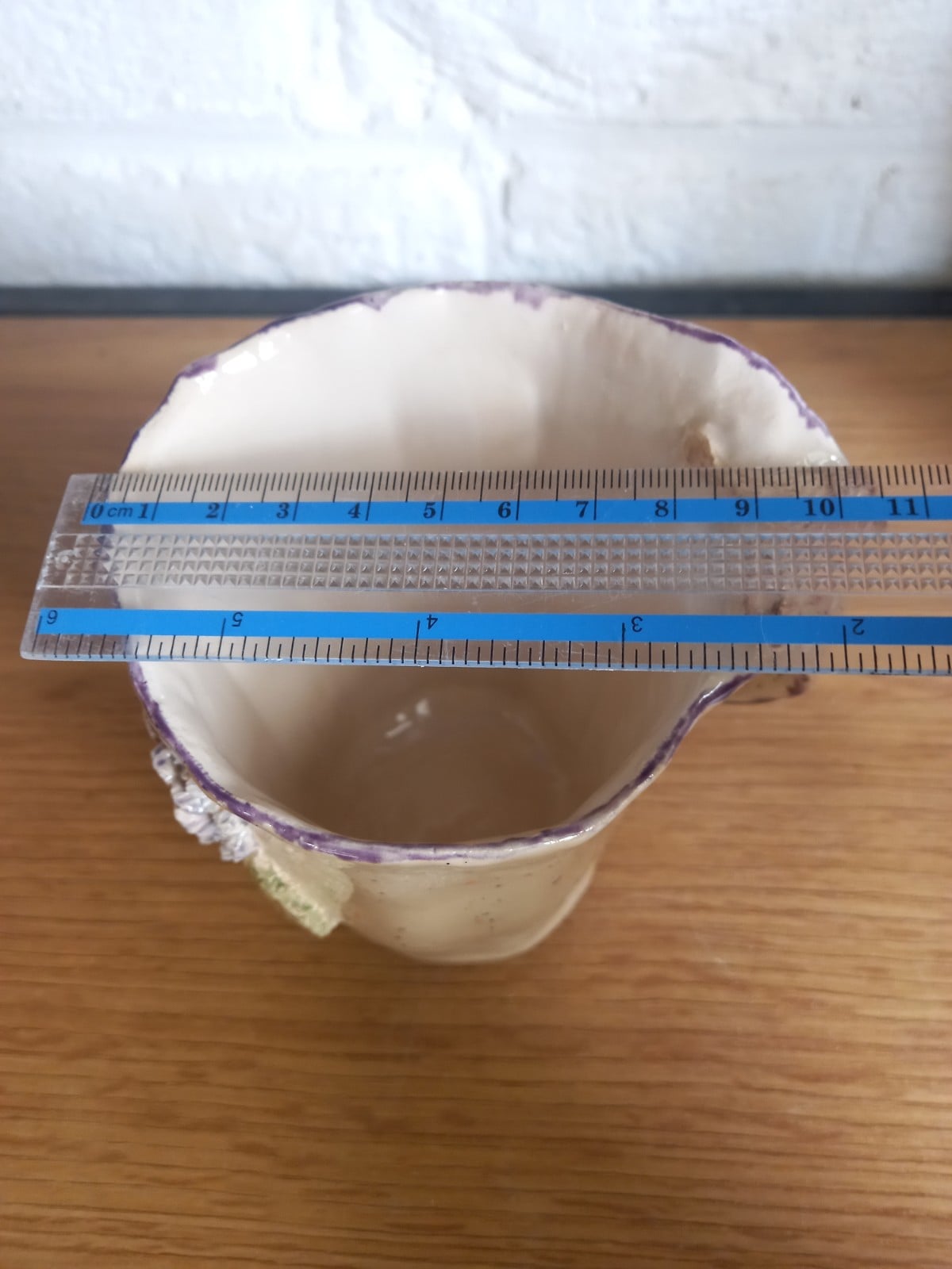 Keramieken koffie/thee mok met bloem - 120946 Keramieken koffie/thee mok met bloem