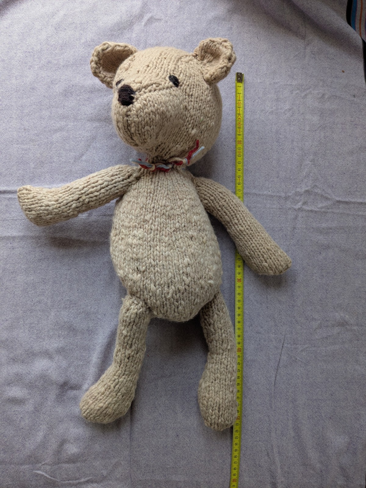 Knuffel beer groot liggend - 116906 Knuffel beer groot liggend