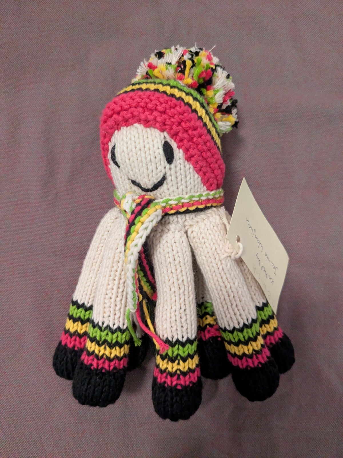 Knuffel kleine octopus