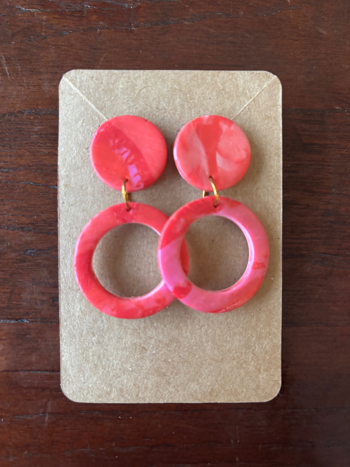 Lente oorbellen (rond)