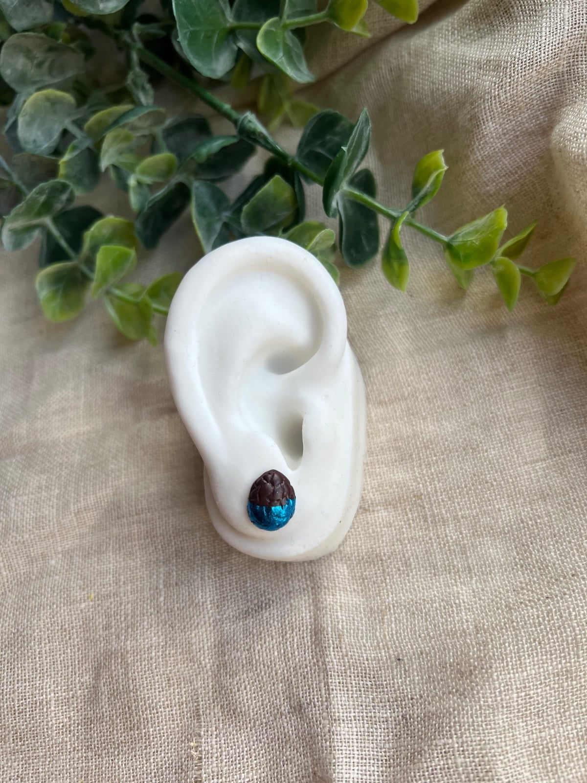 Paasei knopjes oorbellen - 122423 Paasei knopjes oorbellen