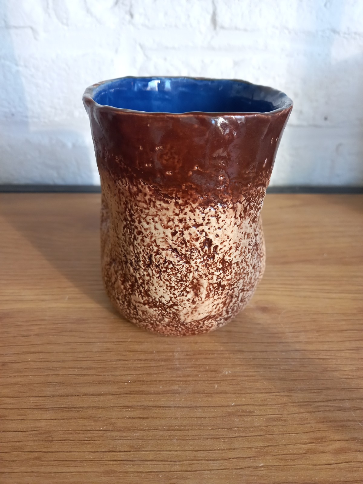 Set keramieken koffie/thee mok en schotel korenbloem - 121260 Set keramieken koffie/thee mok en schotel korenbloem