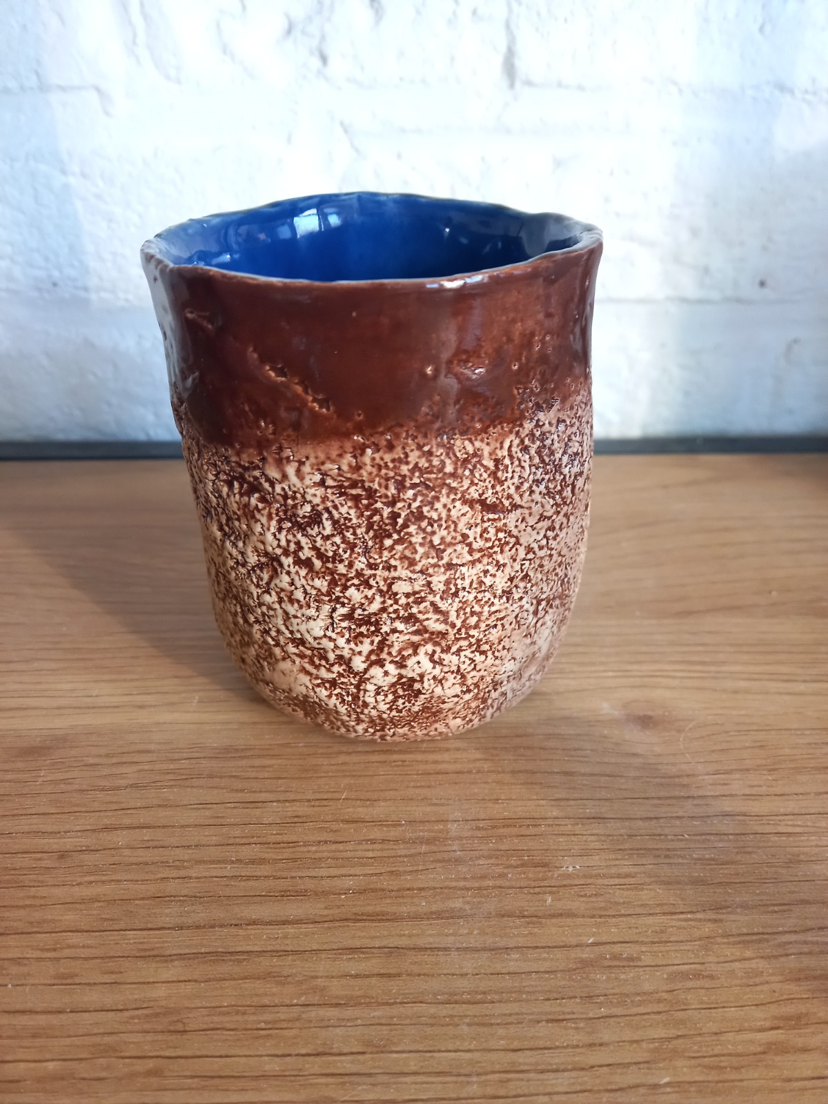 Set keramieken koffie/thee mok en schotel korenbloem - 121263 Set keramieken koffie/thee mok en schotel korenbloem