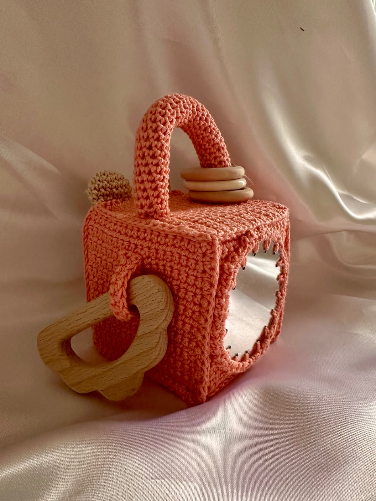 Speel kubus met handvat - 118843 Speel kubus met handvat