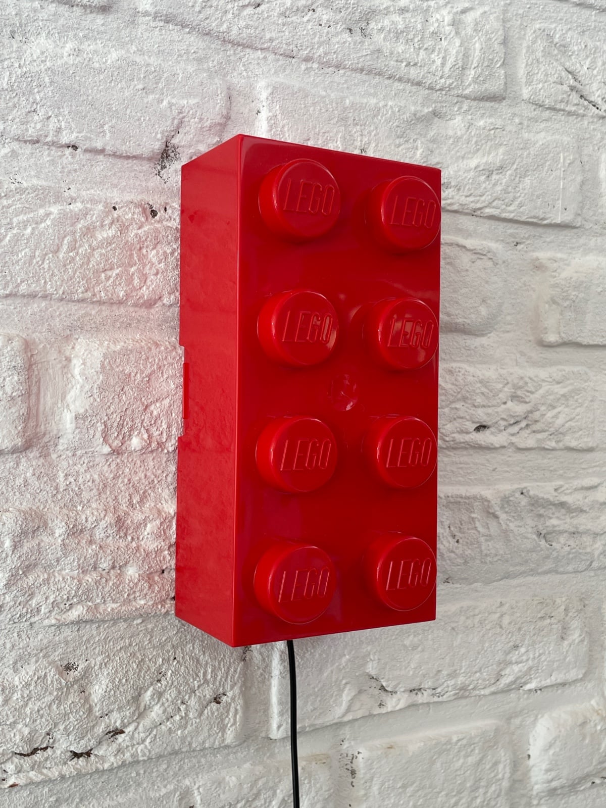 Wandlampje LEGO - Rood
