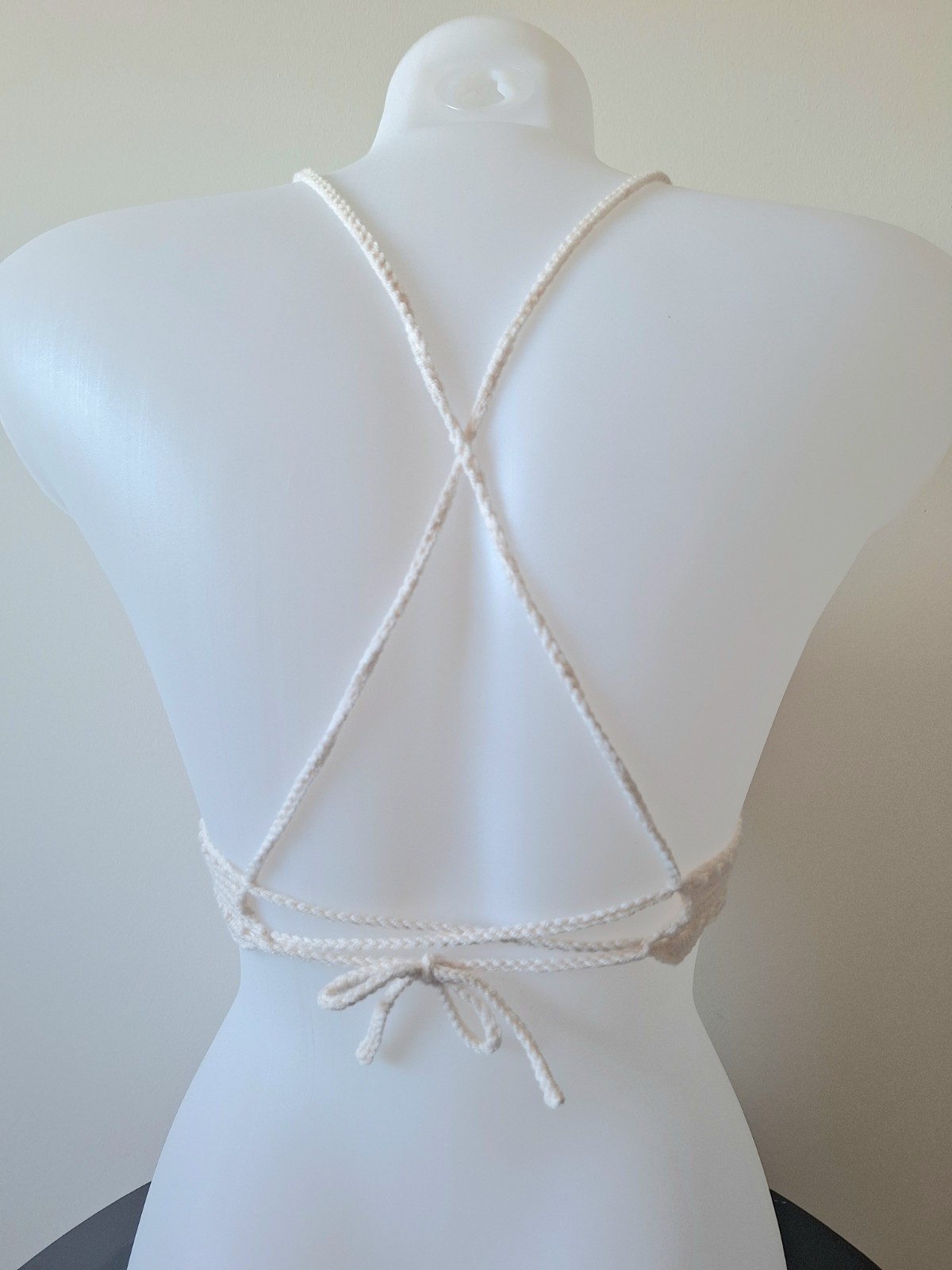 Gehaakt topje | Crème, geel, groen, fuchsia en lichtroze