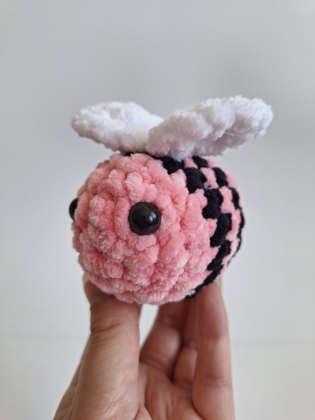 Gehaakte knuffel | Lichtroze bij