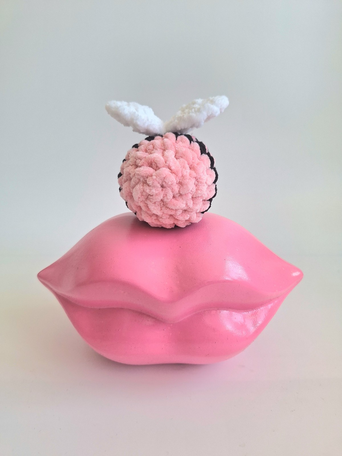 Gehaakte knuffel | Lichtroze bij