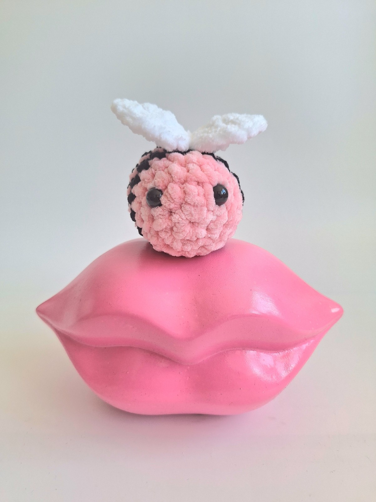 Gehaakte knuffel | Lichtroze bij