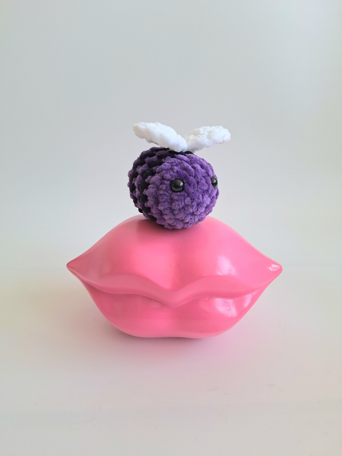 Gehaakte knuffel | Paarse bij