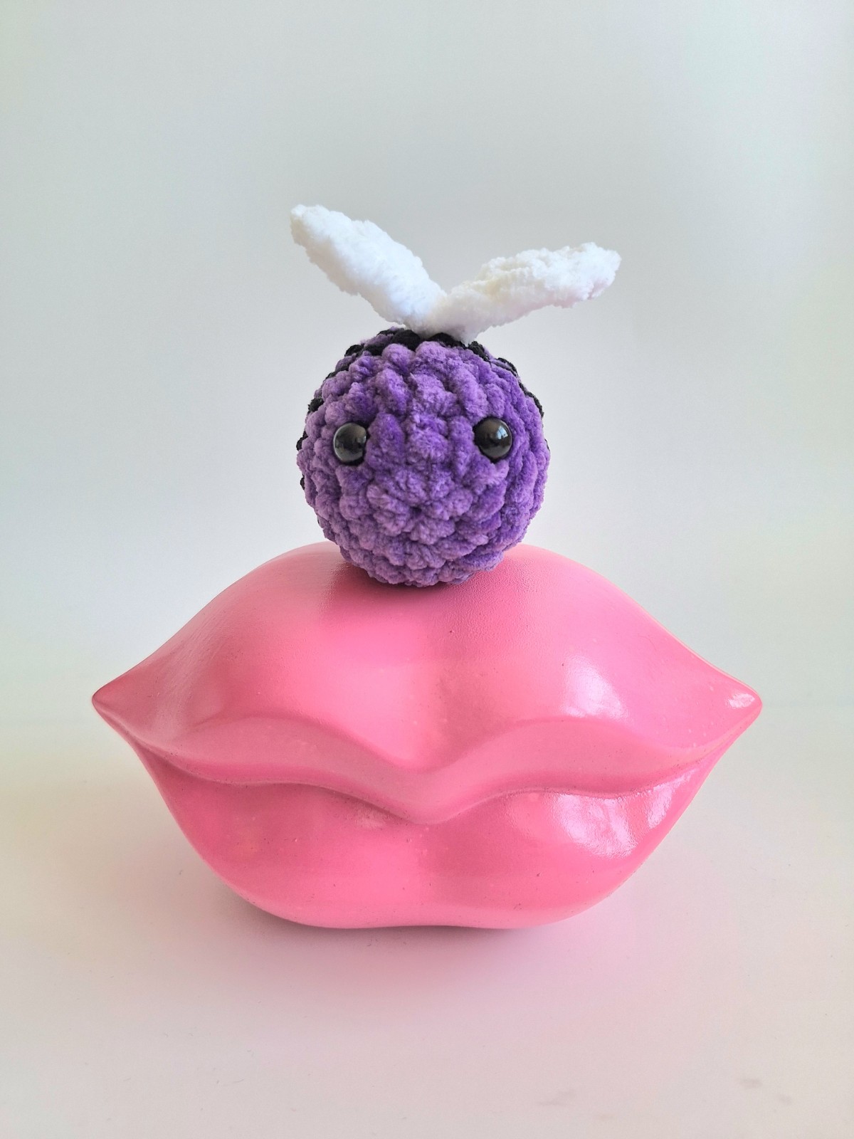 Gehaakte knuffel | Paarse bij