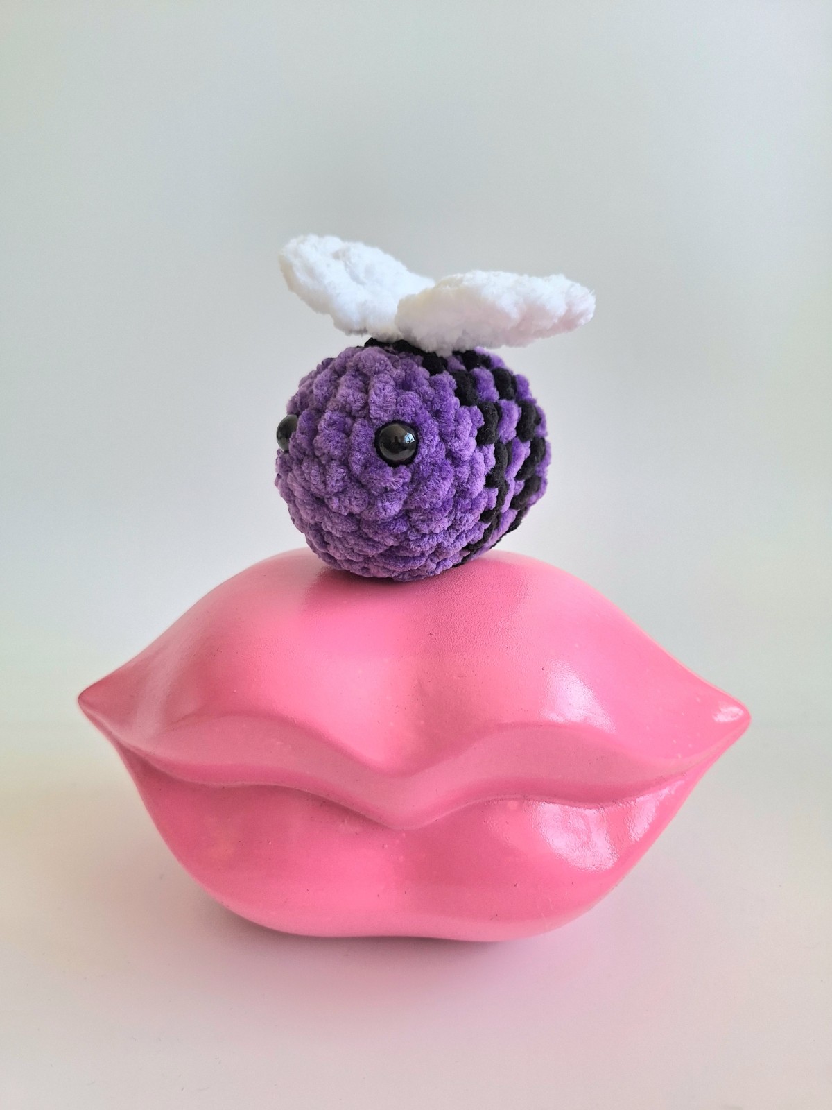 Gehaakte knuffel | Paarse bij