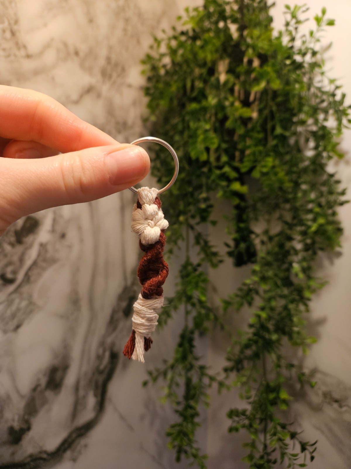 Sleutelhanger mini bloem rood - 124129 Sleutelhanger mini bloem rood