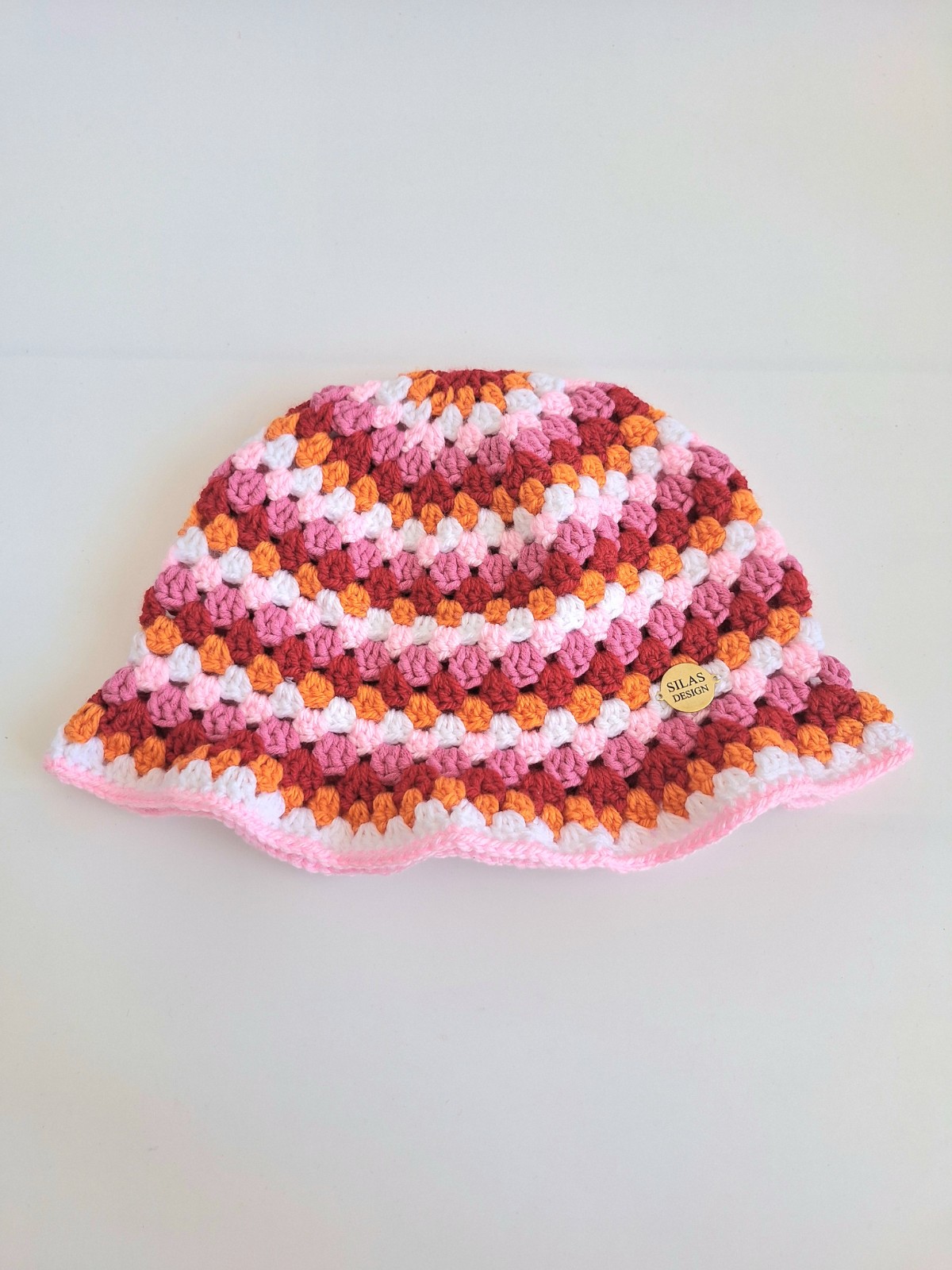 Gehaakte bucket hat | Pride lesbische vlag - 129963 Gehaakte bucket hat | Pride lesbische vlag