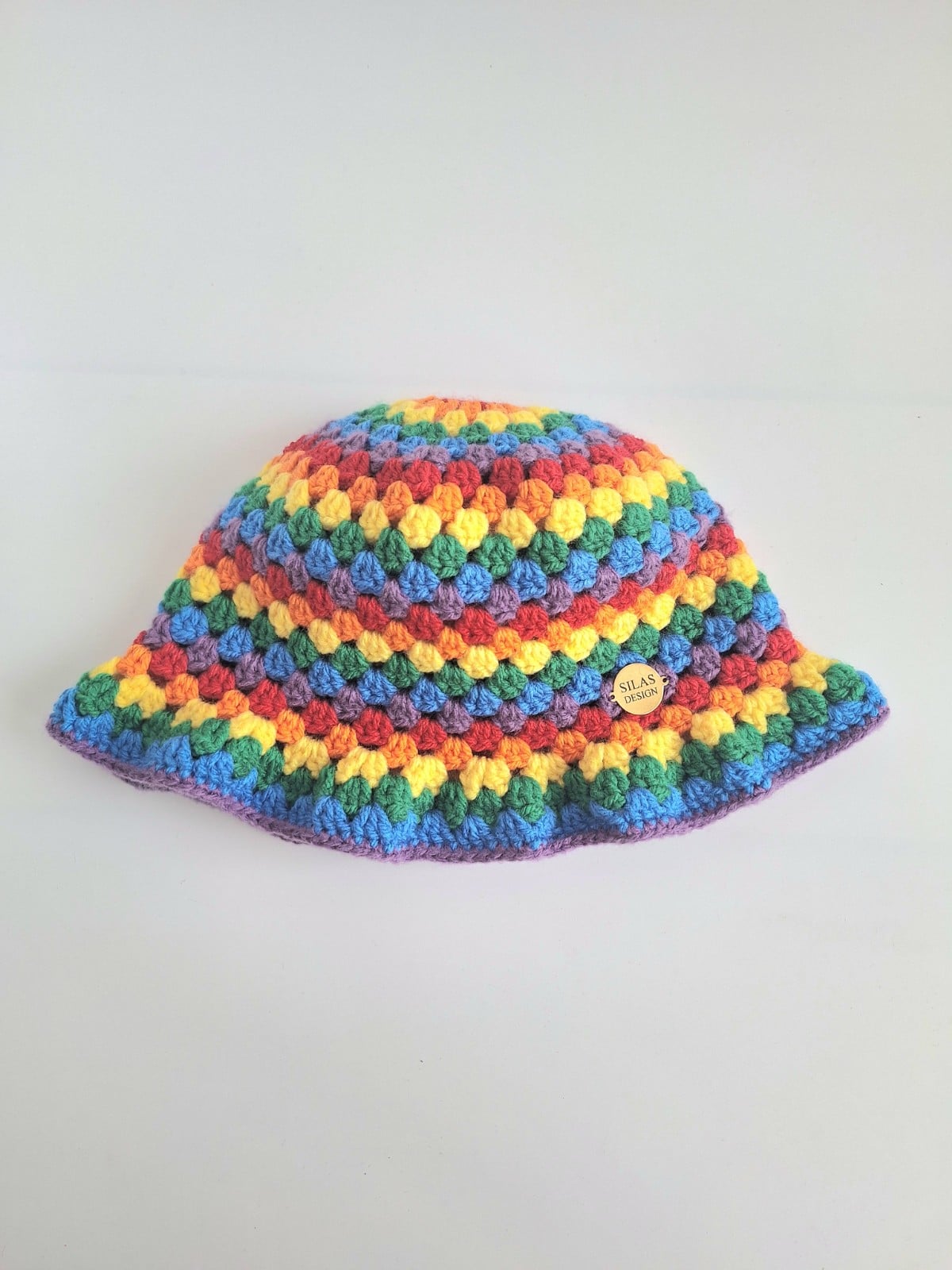 Gehaakte bucket hat | Pride regenboog vlag