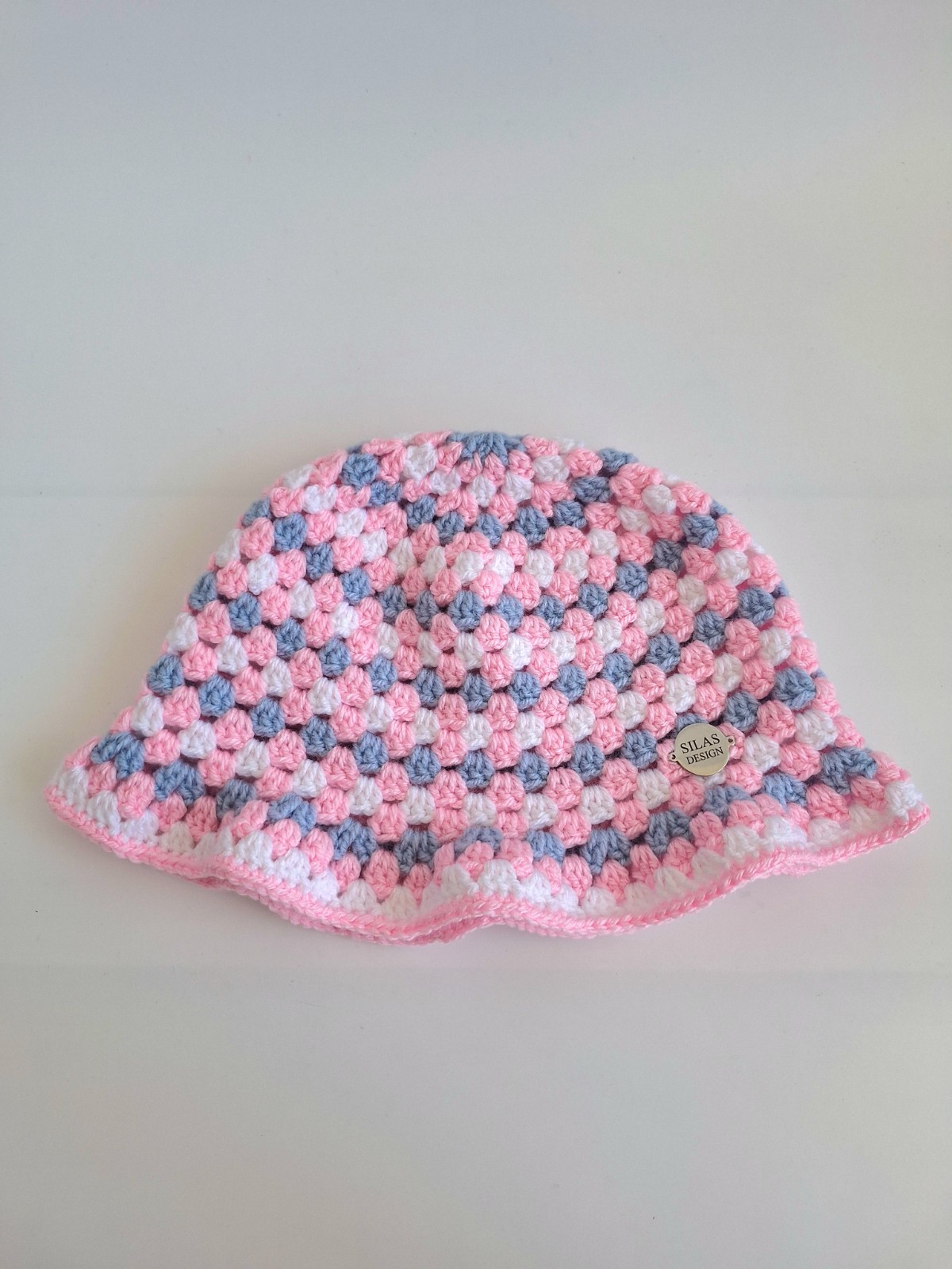 Gehaakte bucket hat | Pride transgender vlag - 130002 Gehaakte bucket hat | Pride transgender vlag