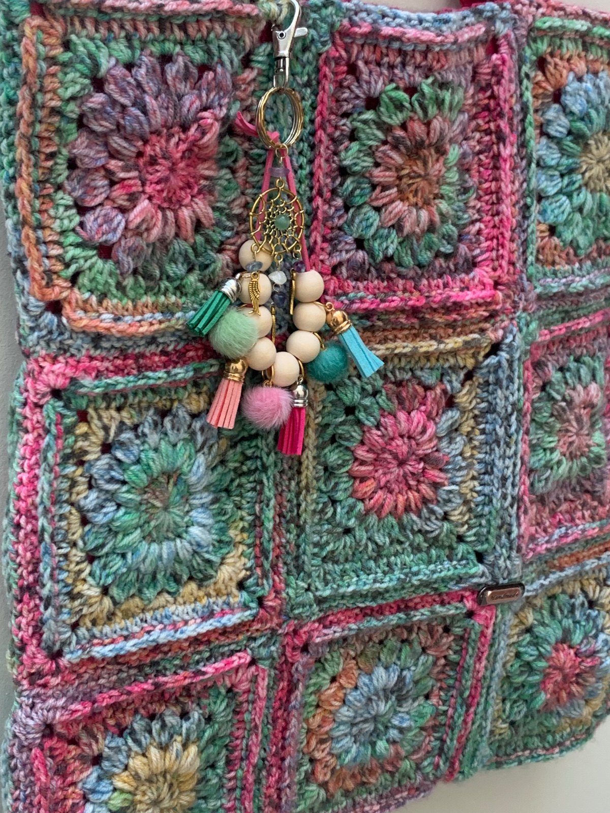 Ibiza Style Tas met Tashanger. - 128646 Ibiza Style Tas met Tashanger.