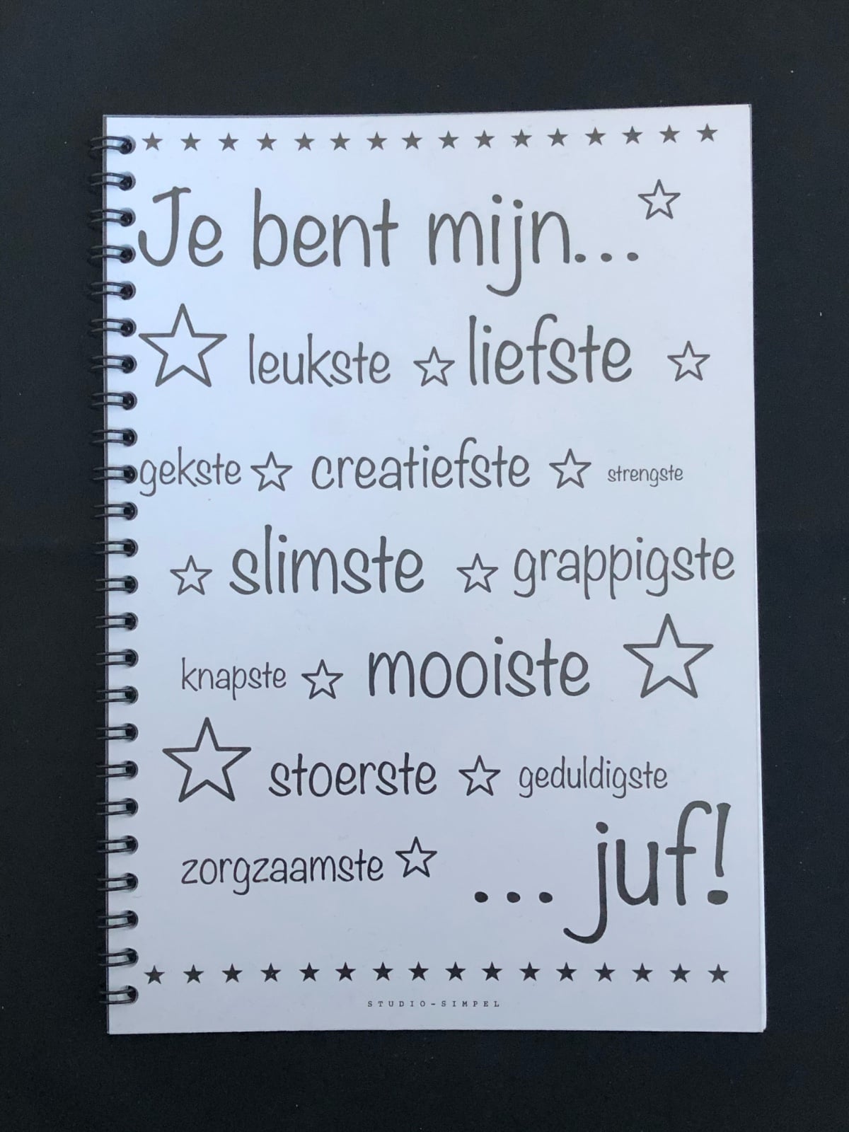 Invulboek voor de Juf – Persoonlijk afscheidscadeau vol herinnering… - 130719 Invulboek voor de Juf – Persoonlijk afscheidscadeau vol herinneringen en lieve berichtjes