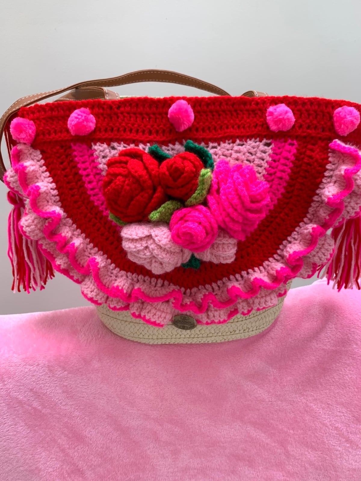 Mand/Tas. De Spanisch rose