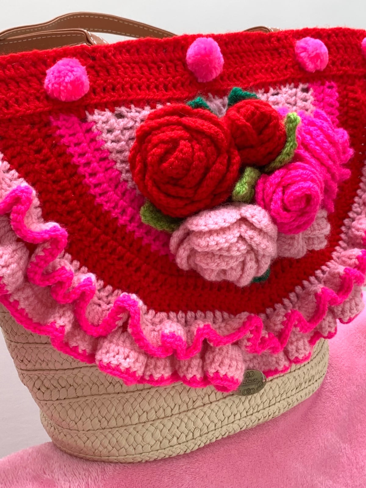 Mand/Tas. De Spanisch rose