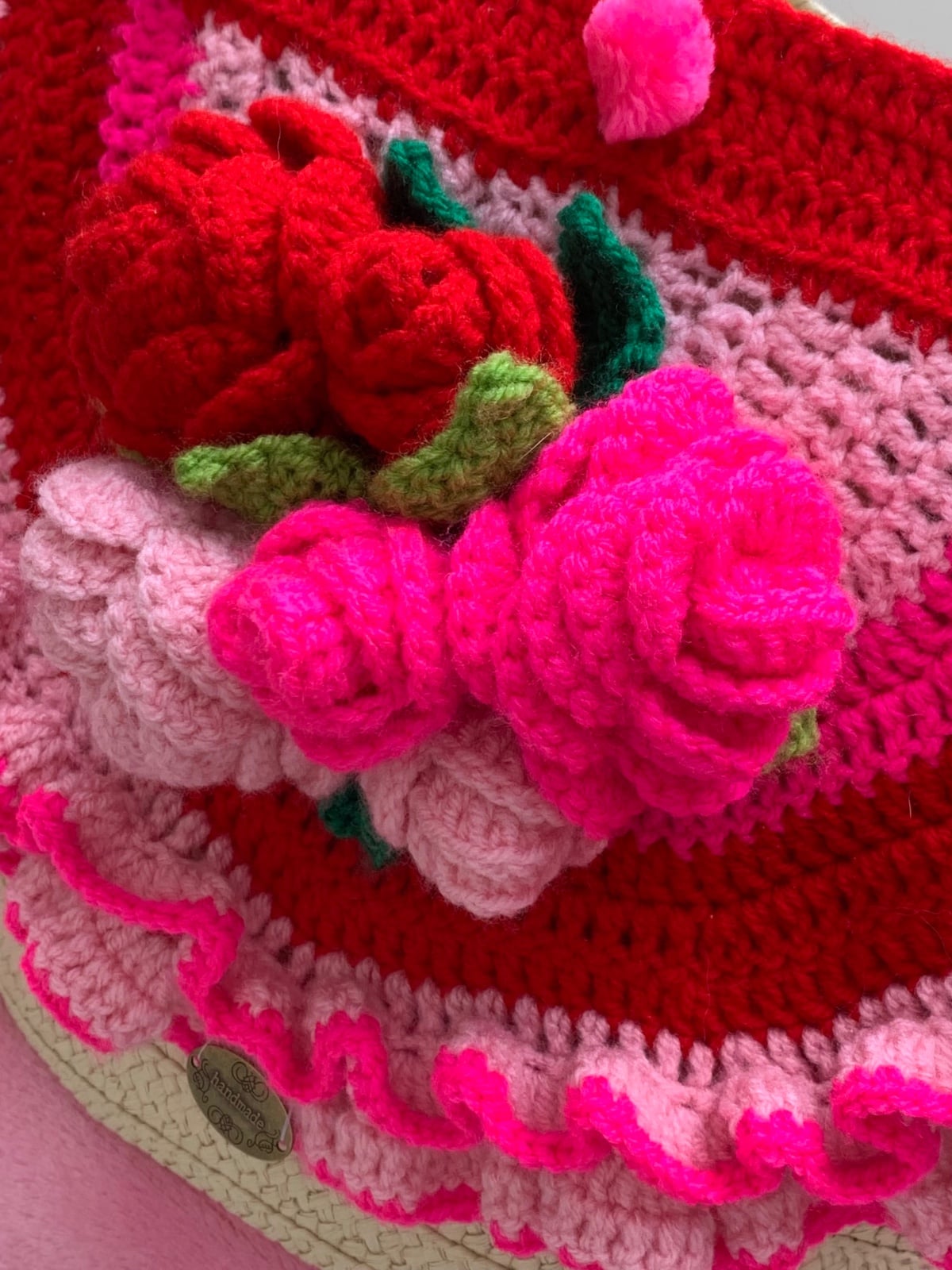 Mand/Tas. De Spanisch rose