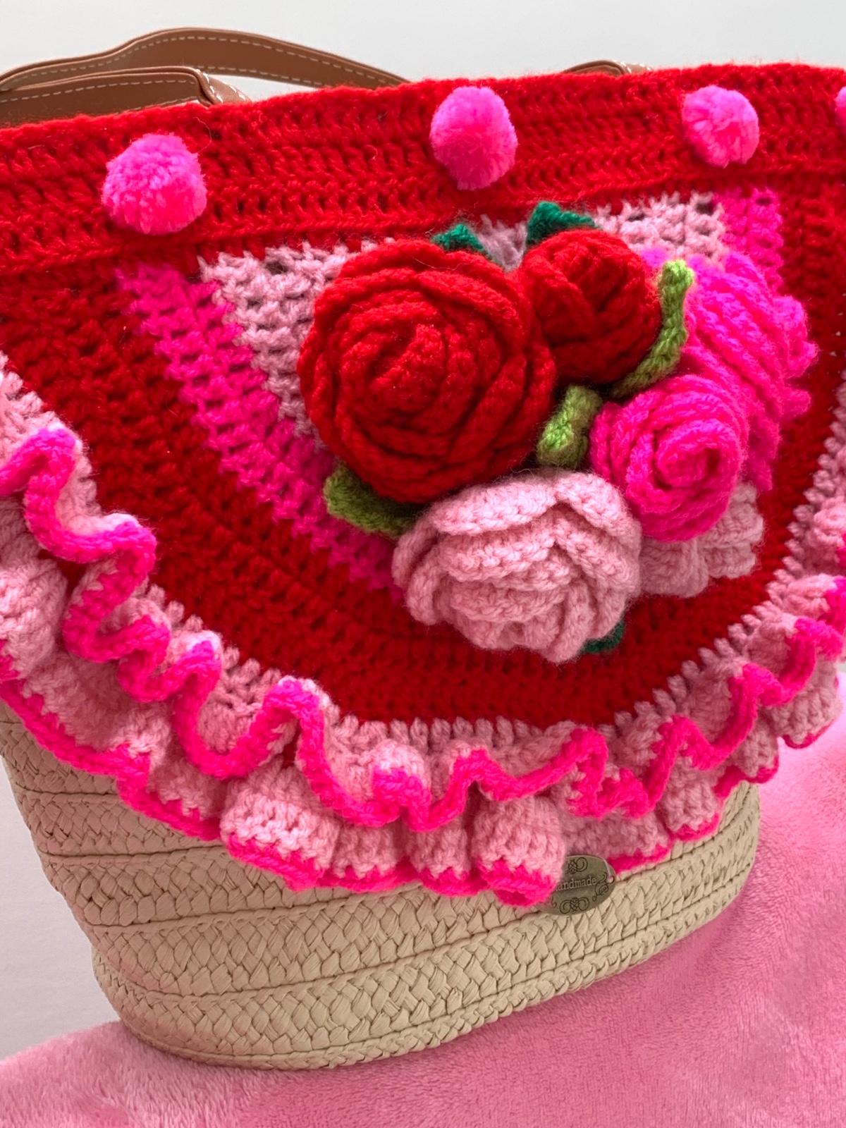 Mand/Tas Spanisch Rose - 128639 Mand/Tas Spanisch Rose