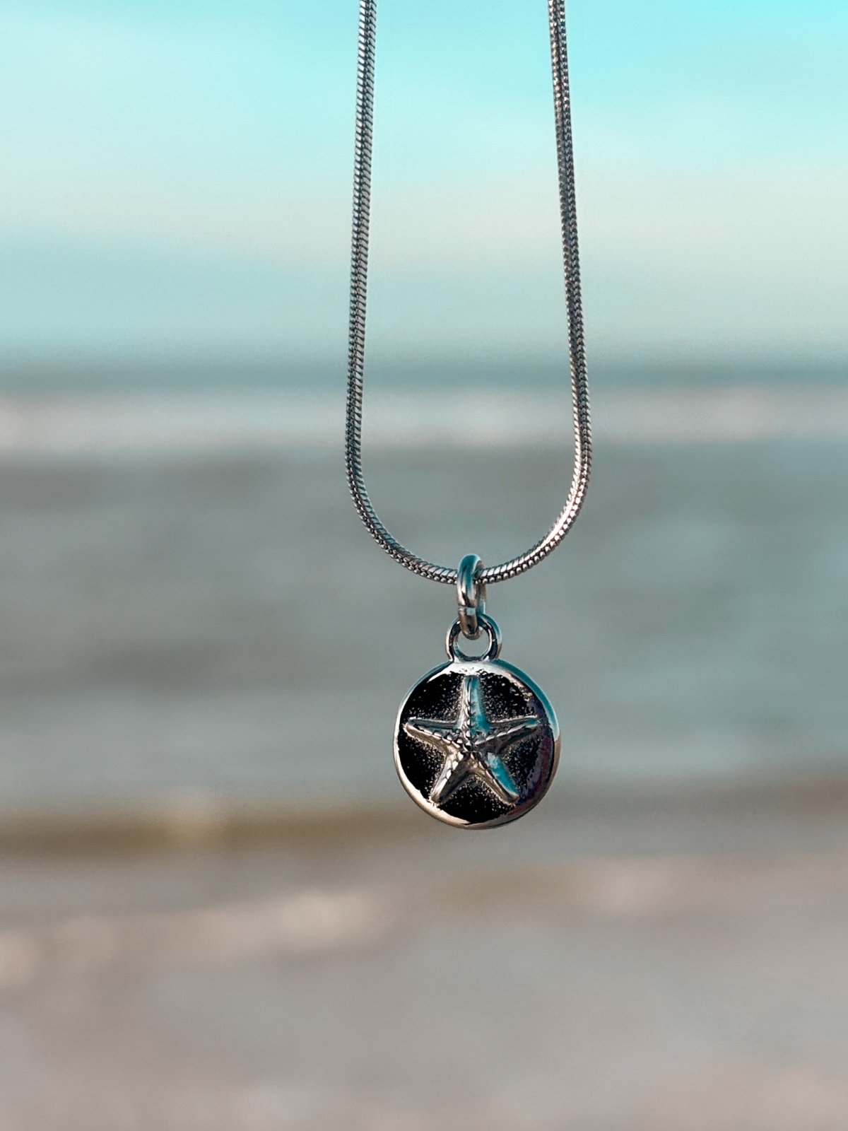 Oceaan Zeester & Schildpad Ketting Zilver