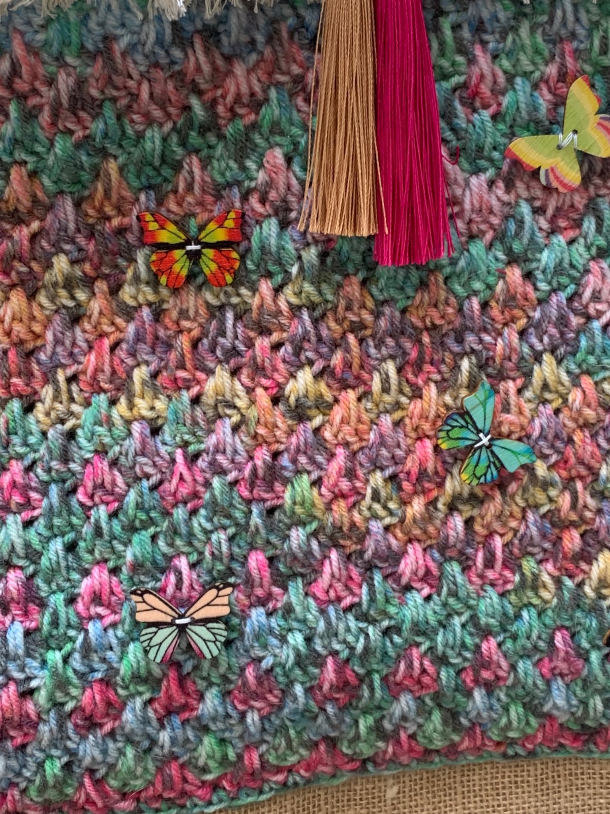 Shopper/Strandtas Vlinders