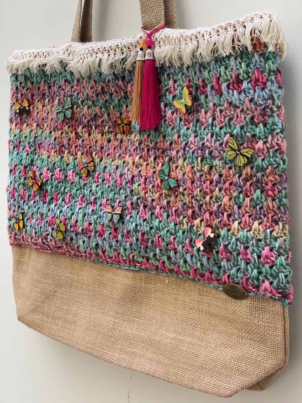 Shopper/Strandtas Vlinders