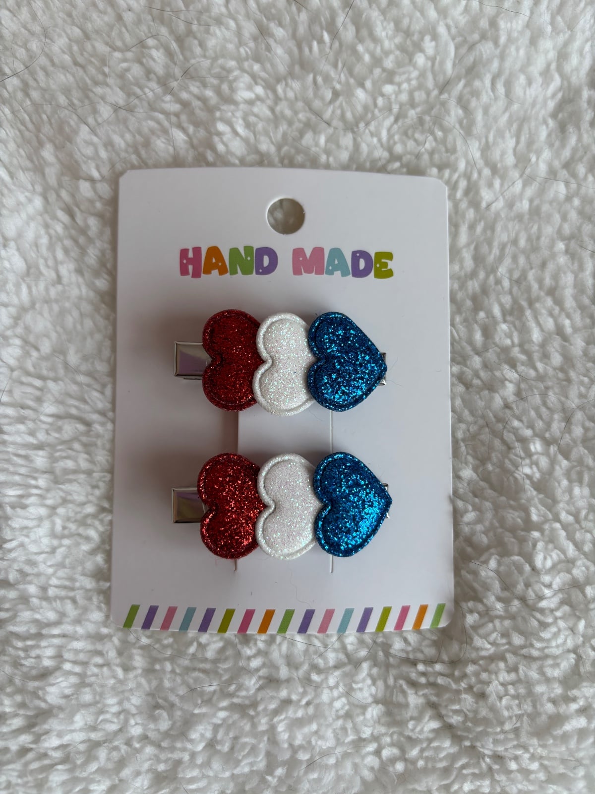 Alligator clips met hartjes