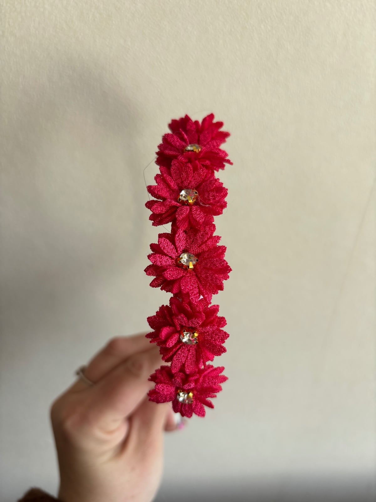 Diadeem met bloemetjes