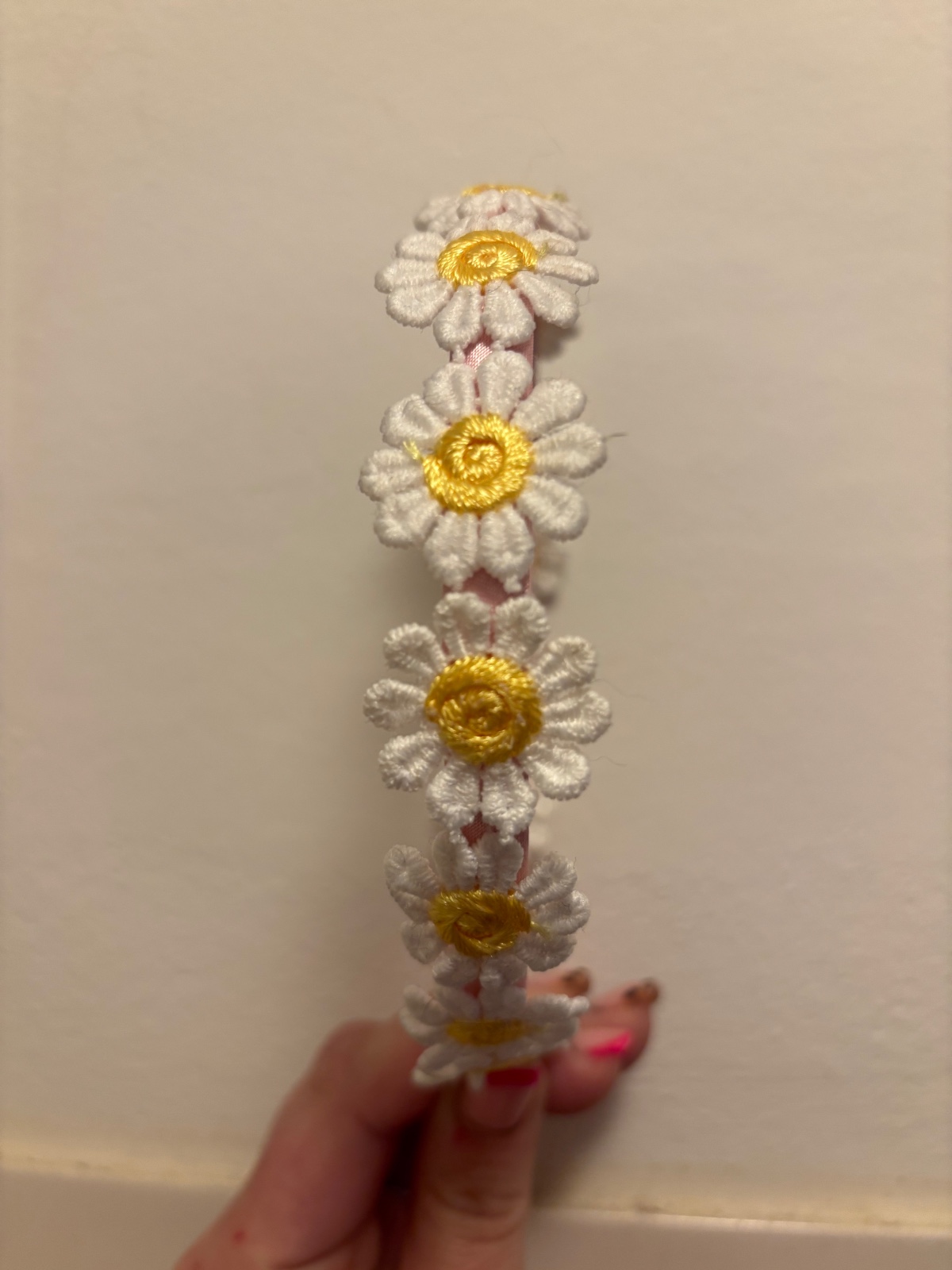 Diadeem met madeliefjes