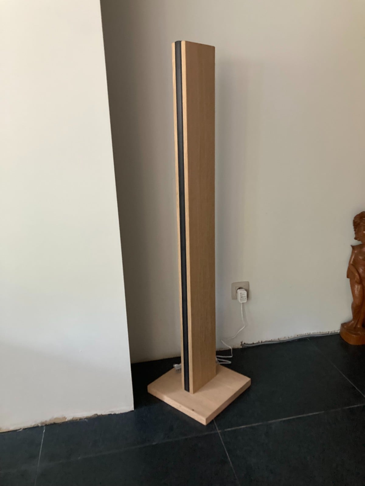 eikenhout vloer led lamp - 135254 eikenhout vloer led lamp