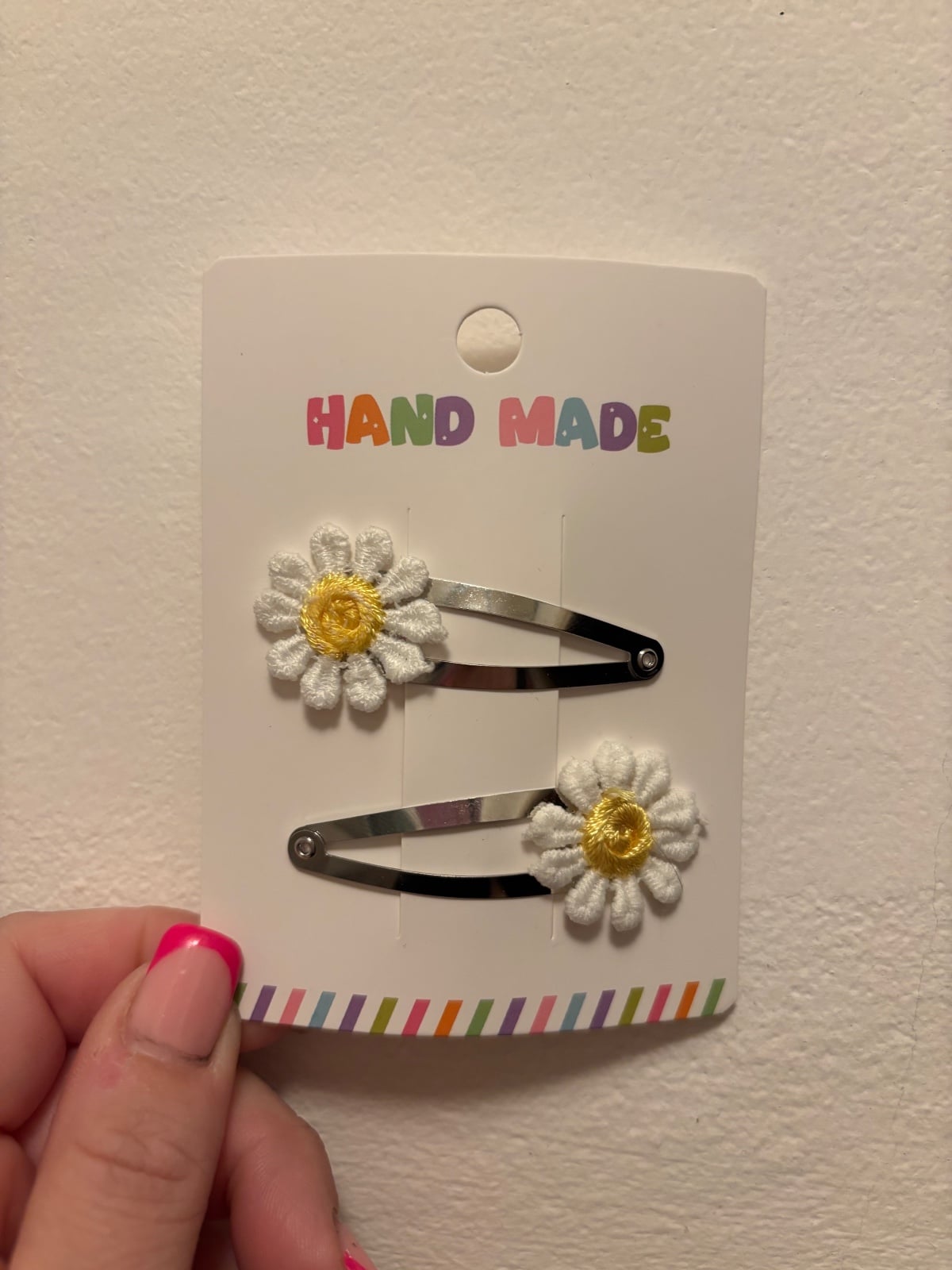 Haarspeldjes met madeliefjes