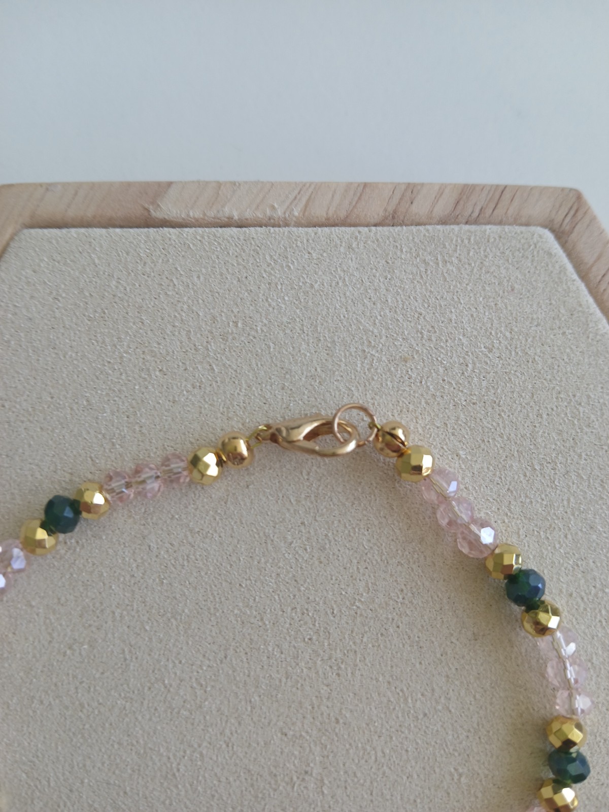 Handgemaakte Sieradenset met Facetkralen – Ketting en Armband Set voor Dames