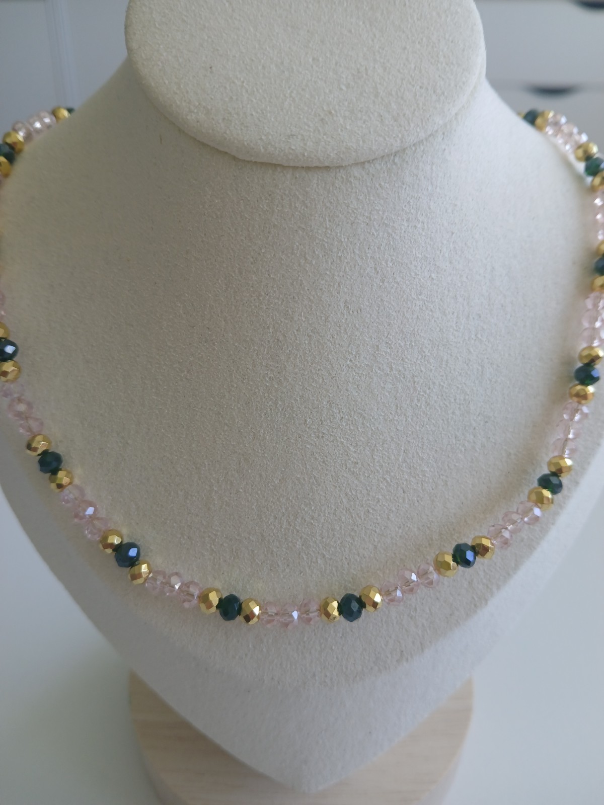 Handgemaakte Sieradenset met Facetkralen – Ketting en Armband Set voor Dames