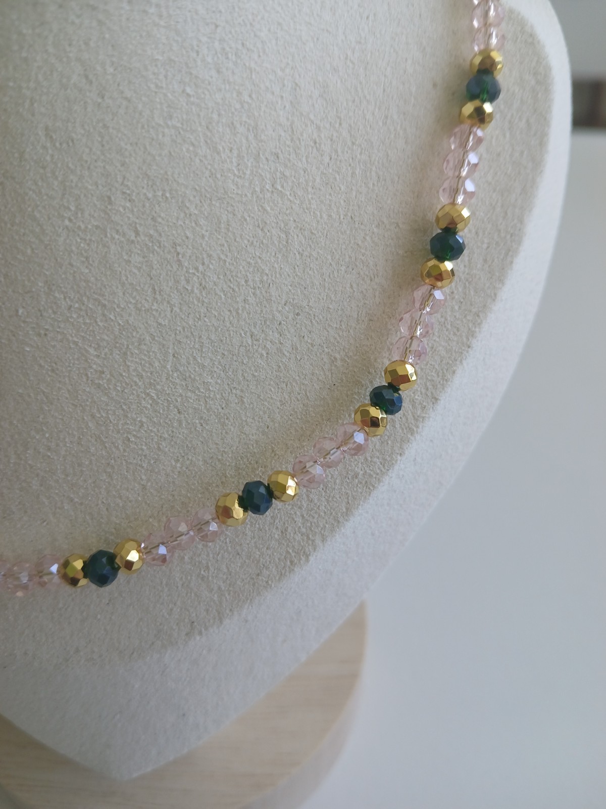 Handgemaakte Sieradenset met Facetkralen – Ketting en Armband Set voor Dames