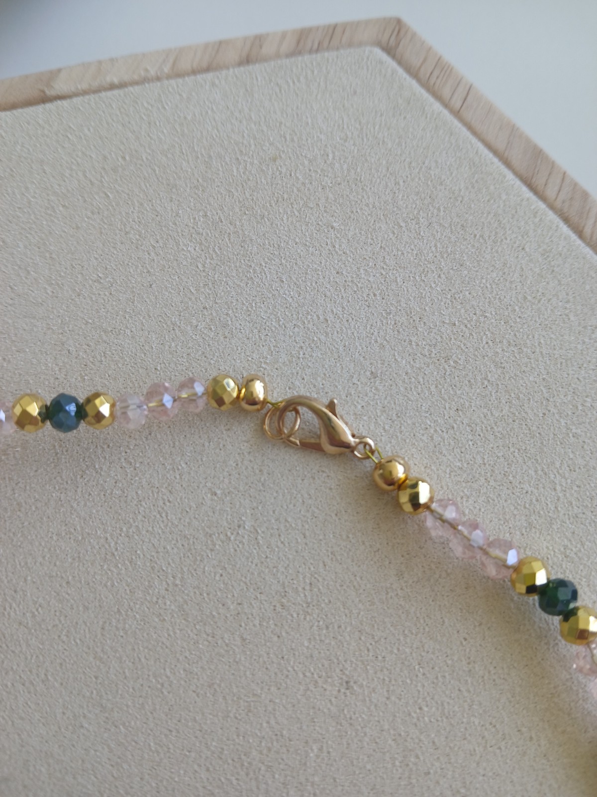 Handgemaakte Sieradenset met Facetkralen – Ketting en Armband Set voor Dames