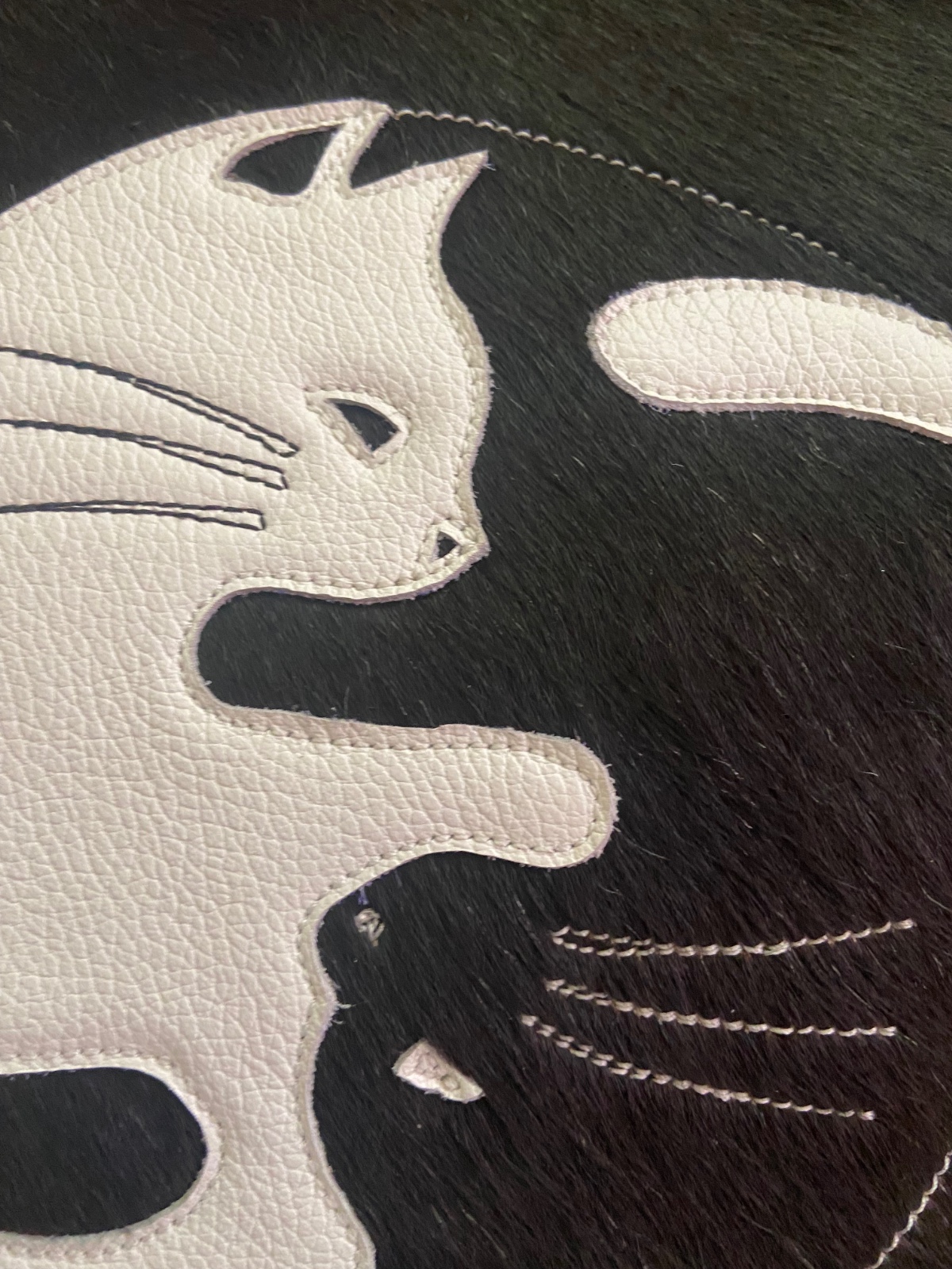 Totebag met Yin Yang kat