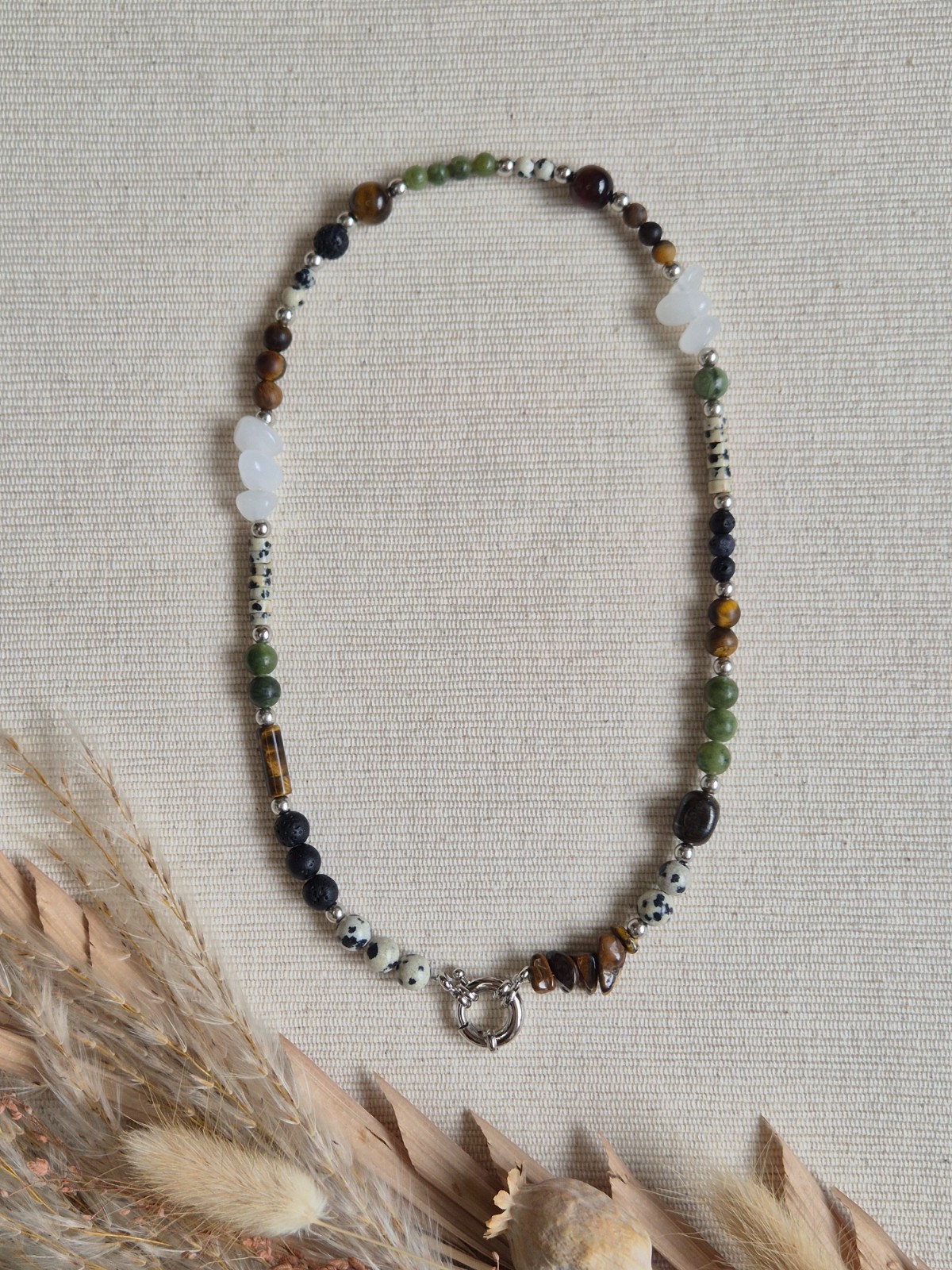 Zilveren ketting met boeisluiting | Earth - 134852 Zilveren ketting met boeisluiting | Earth
