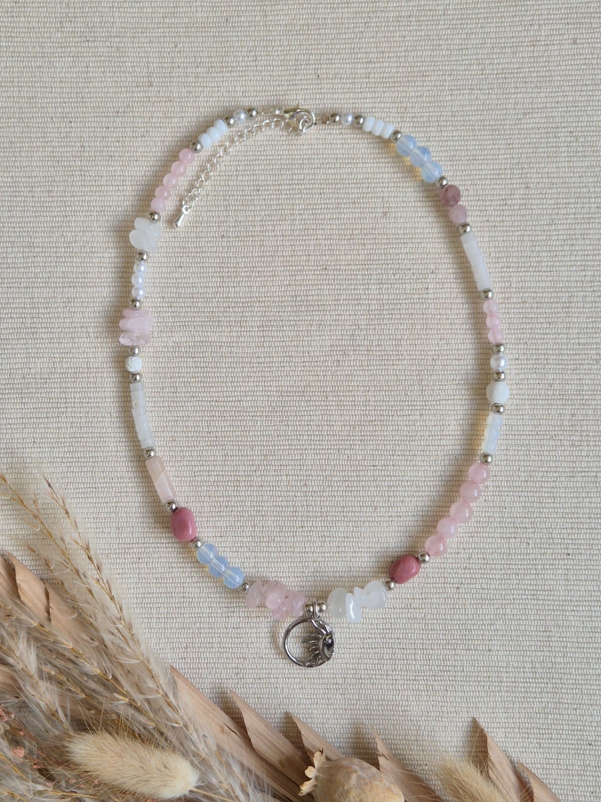 Zilveren ketting met zon bedel | Sun - 134895 Zomerse ketting met zon bedel | Sun