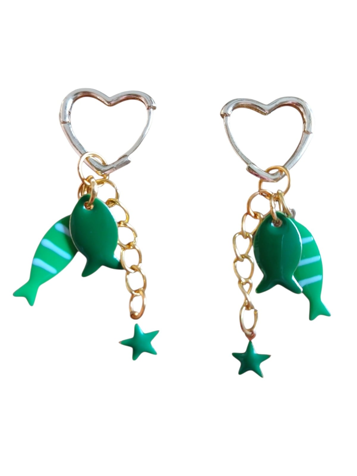 2 visjes aan ketting - 136272 2 visjes aan ketting