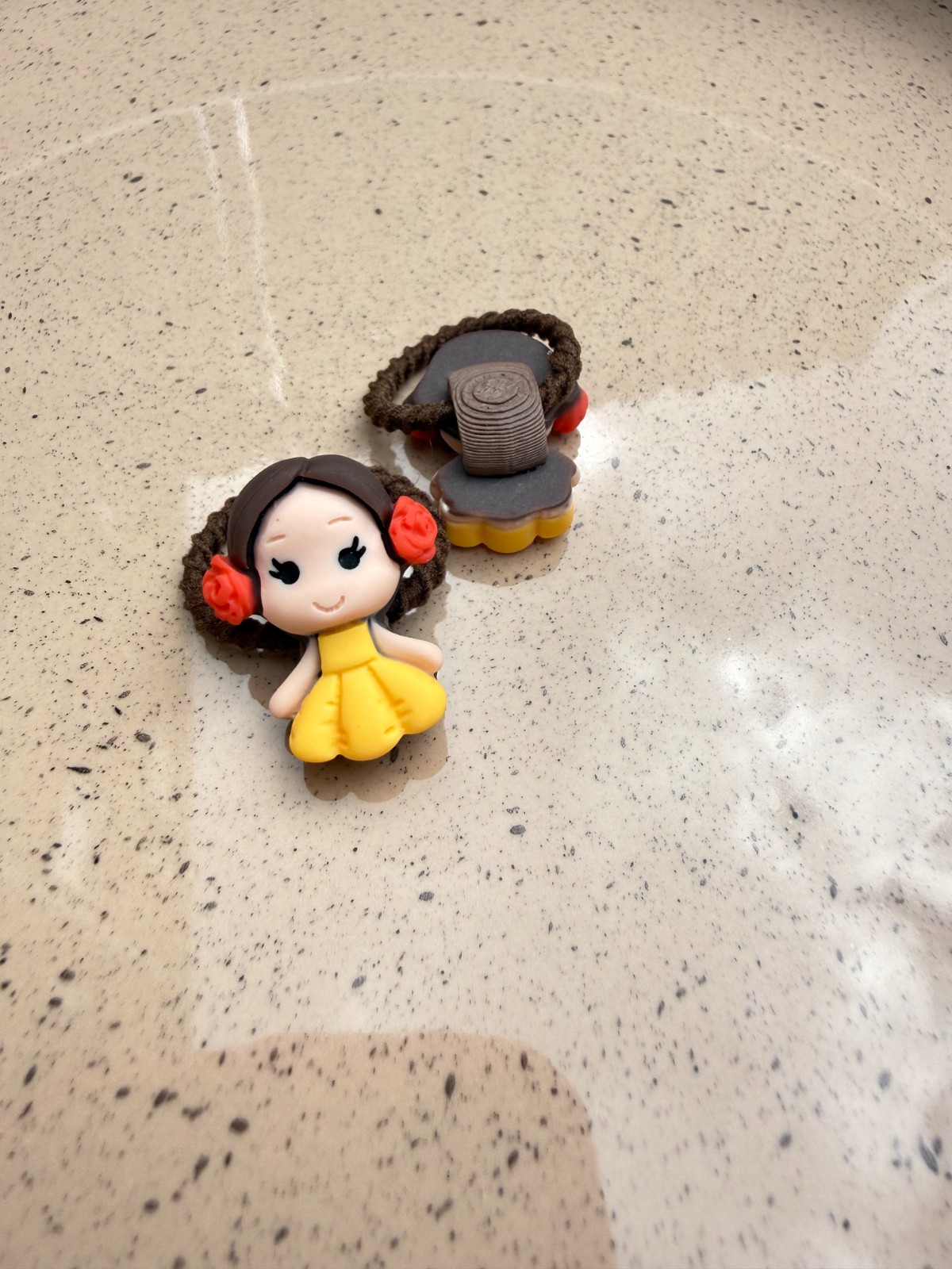 2x Elastieken prinsessen van Resin (eerste staartjes/ onder een vlech… - 140929 2x Elastieken prinsessen van Resin (eerste staartjes/ onder een vlecht)/ Kawaii