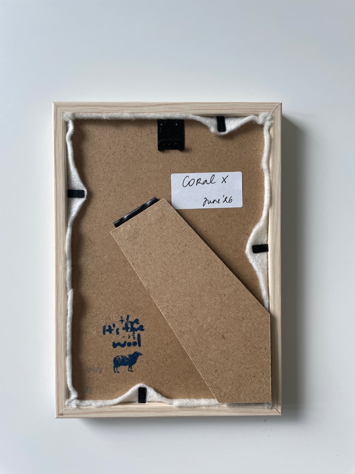 Coral X - een uniek werk van wol - 137853 Coral X - een uniek handgemaakt werk van wol