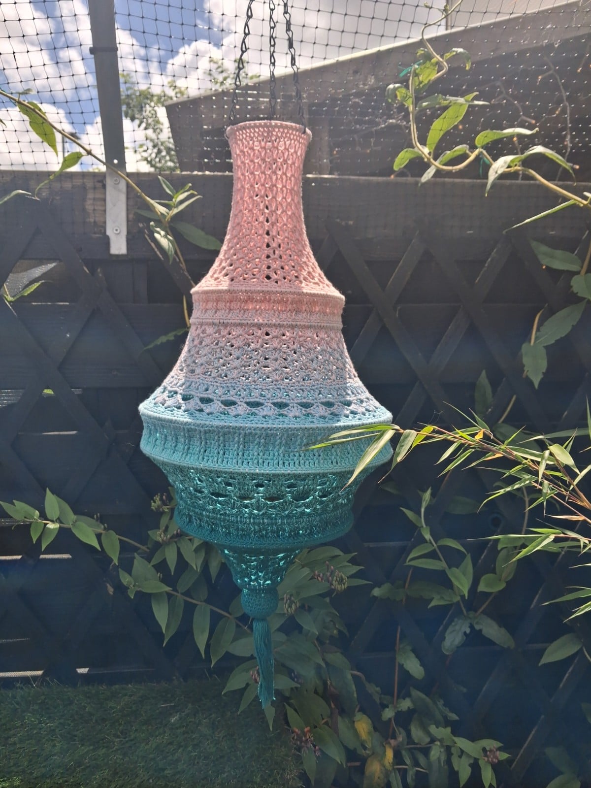 Decoratieve gehaakte lamp - 140539 Decoratieve gehaakte lamp