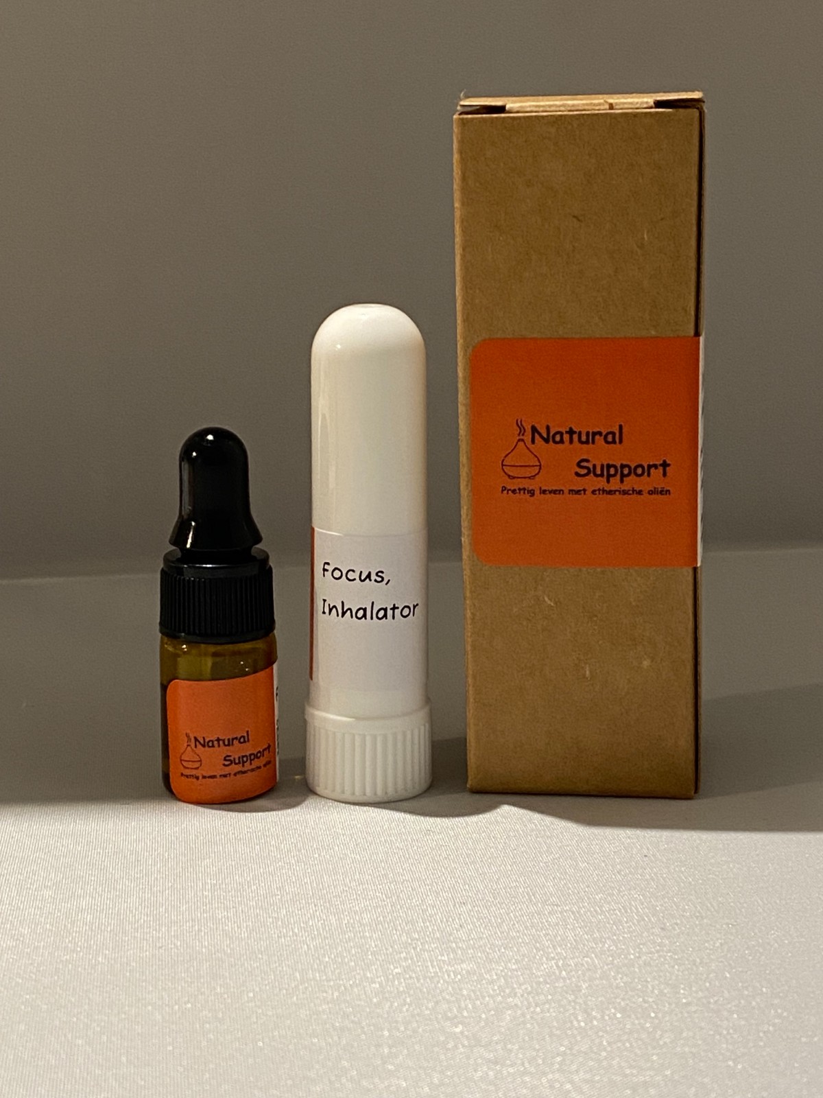 Focus, breng rust en helderheid in een drukke dag; inhalator