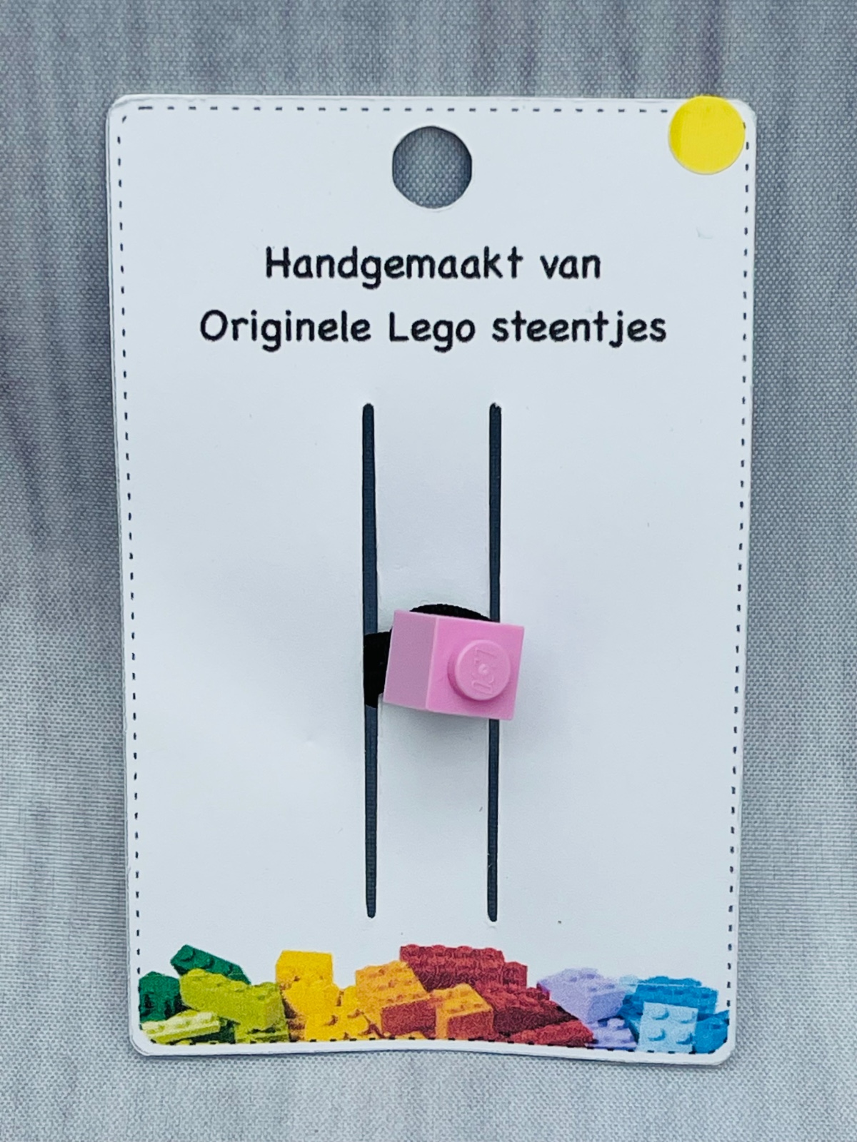 Haar elastiekjes 4daagse Nijmegen 💙💗💚🧡 1 steen 1x1