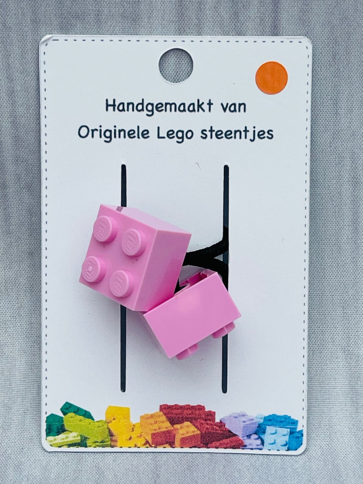 Haar elastieken 4daagse Nijmegen 💙💗💚🧡 2 stenen 2x2