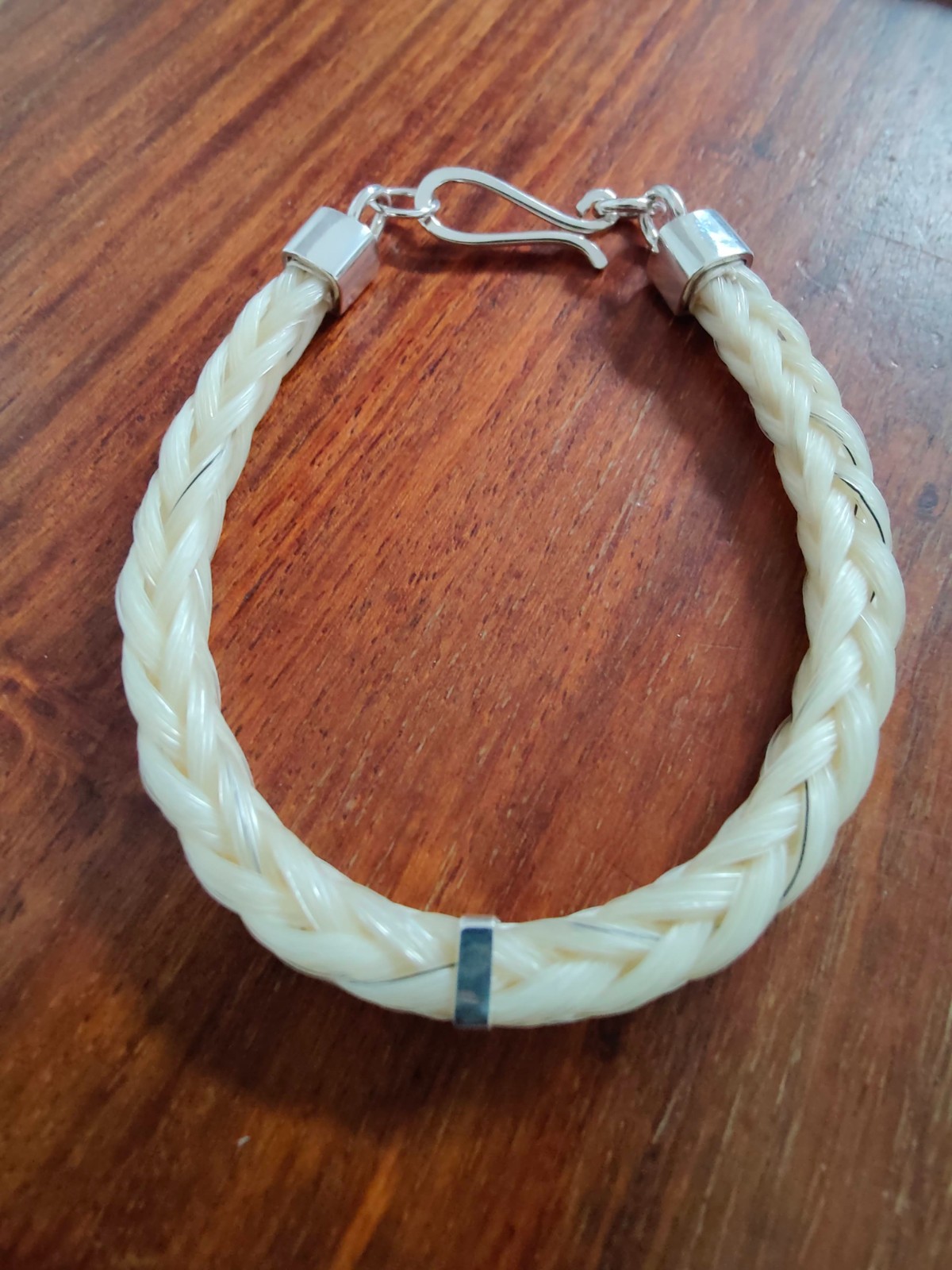 Handgemaakte Zilveren Paardenhaar Armband (Made to Order) - 139697 Handgemaakte Zilveren Paardenhaar Armband (Made to Order)